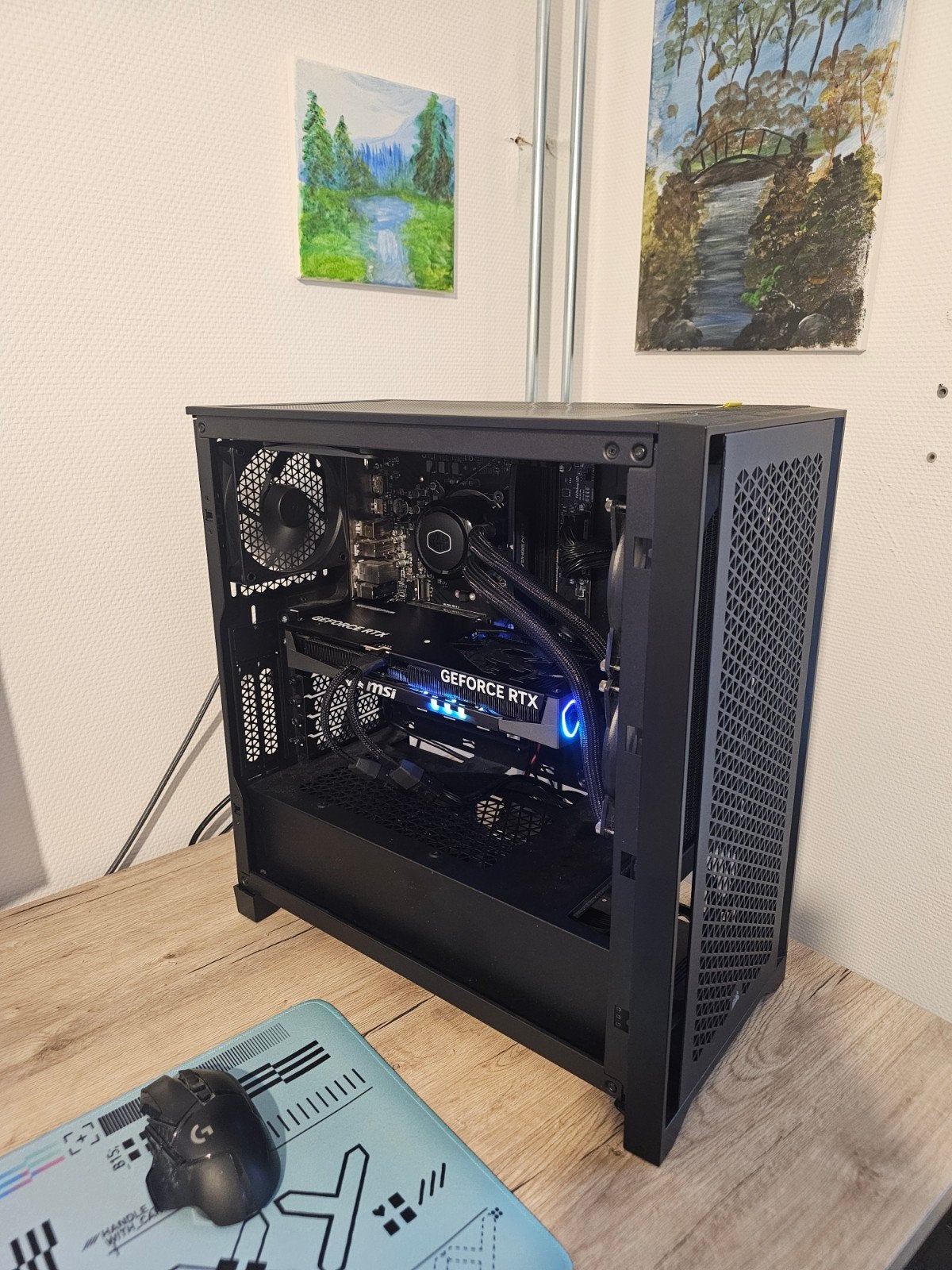 Krachtige game pc | RTX 3080, i5 14400F, 16GB DDR5, Ophalen, Zelf gebouwde pc, Zo goed als nieuw, Gaming