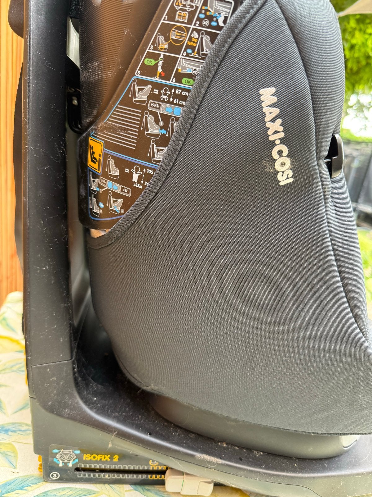 Maxi cosi axissfix autostoel, Kinderen en Baby's, Autostoeltjes, Ophalen, 9 t/m 18 kg, Zo goed als nieuw, Isofix