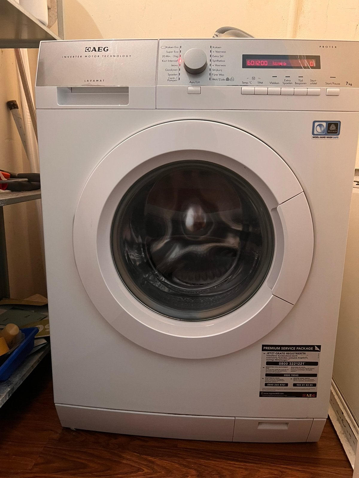 AEG Lavamat ProTex 7 kg – Zeer nette staat, Ophalen, Zo goed als nieuw, 85 tot 90 cm, 1200 tot 1600 toeren