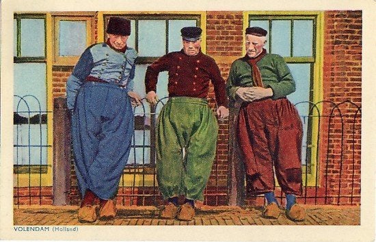 25 Volendam Klederdracht, Ophalen of Verzenden, 1920 tot 1940, Ongelopen, Noord-Holland