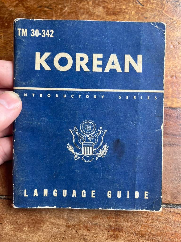 WO2 Amerikaanse Language guide Taalgids Korea Koreaans '44, Amerika, Verzenden