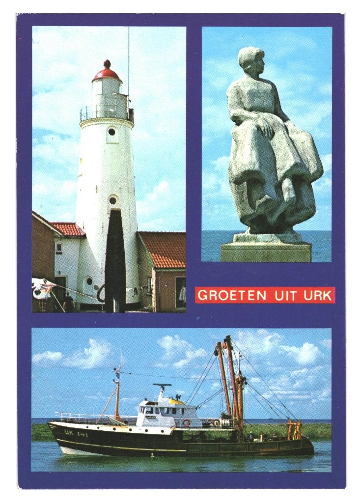 41681 Urk Flevoland mooie oude kaart Onbeschreven