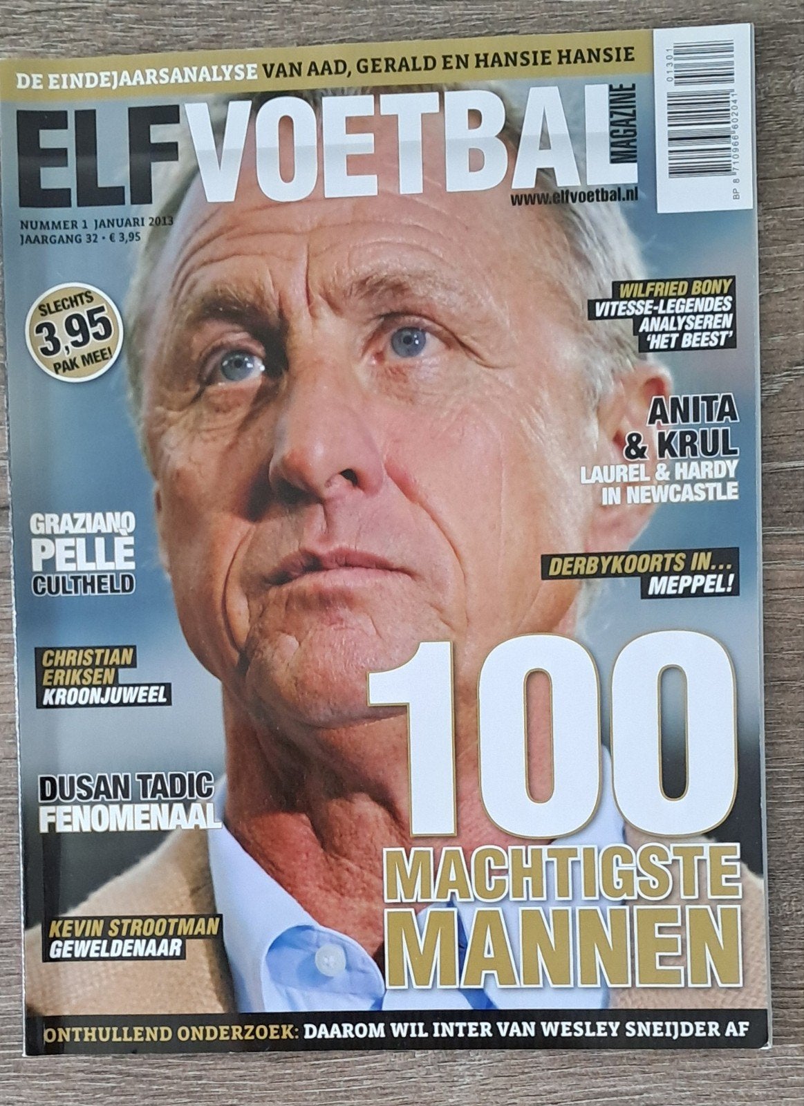 Elf Voetbal Magazine - Januari 2013 - 100 Machtigste Mannen, Ophalen of Verzenden