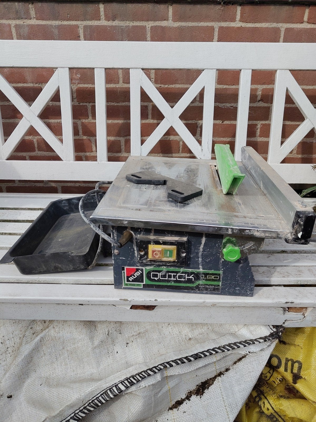 Rubi Quick 180 Tegelzaag - Gebruikt, Ophalen, Minder dan 30 mm, Gebruikt, Overige typen
