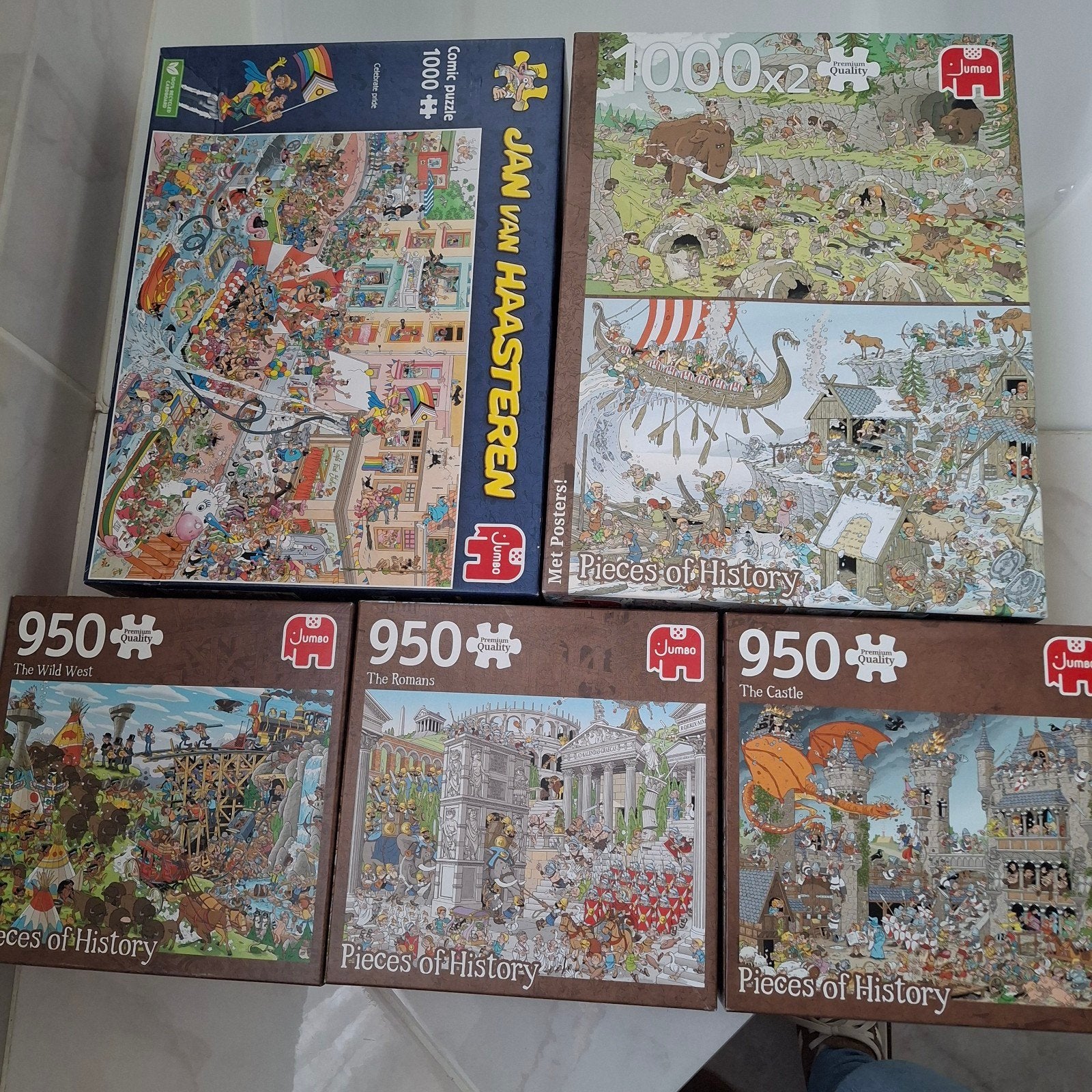 Pieces of history /Jan van Haasteren Puzzel, Ophalen, Zo goed als nieuw