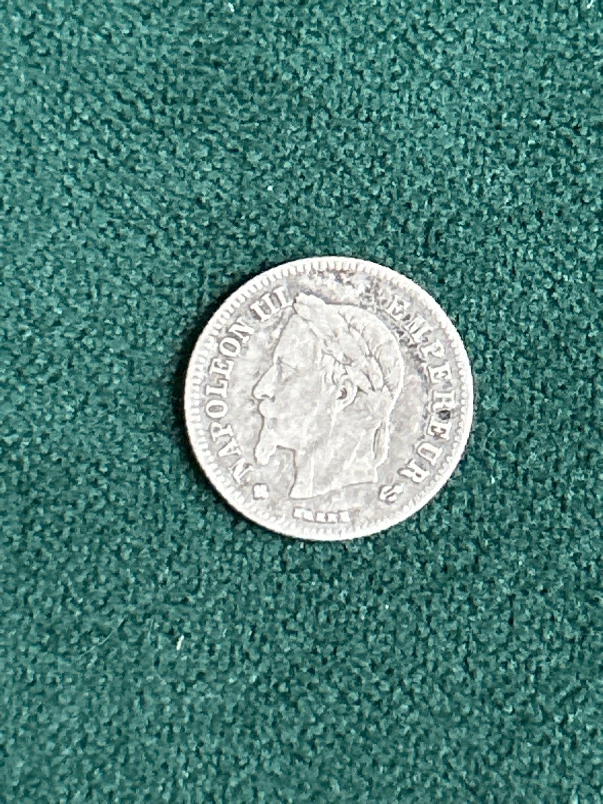 Zilveren 20 Centimes Napoleon III Frankrijk 1866, Ophalen of Verzenden, Frankrijk, Losse munt, Zilver