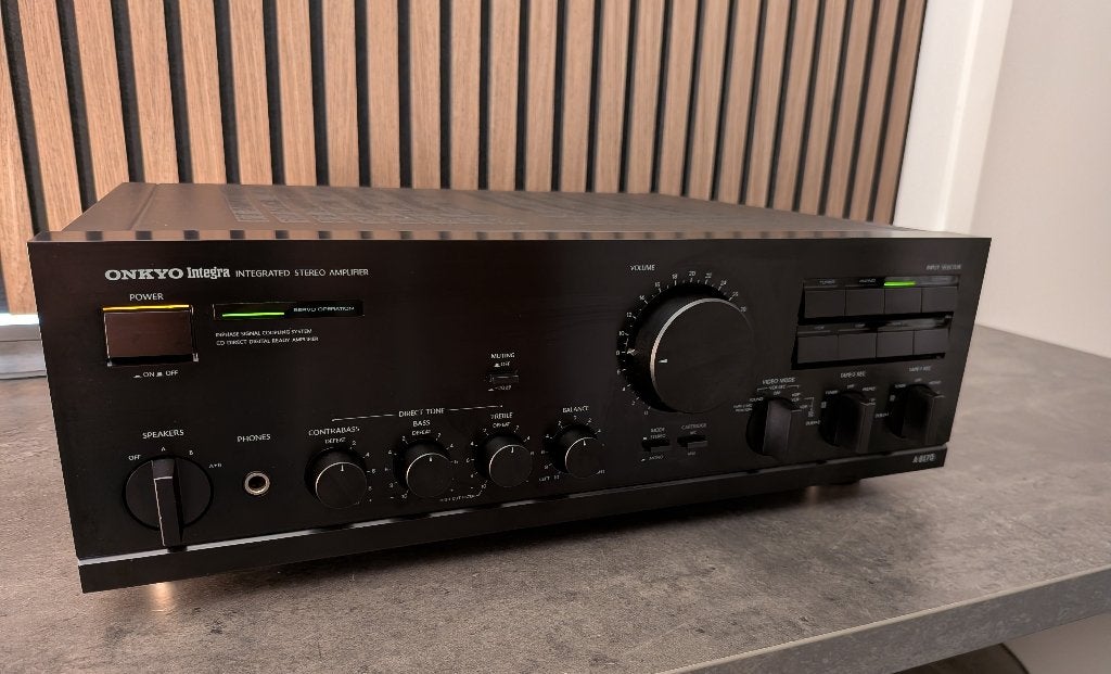 Onkyo Integra A-8170 — Geservicede versterker. 2x 100watt(!), Ophalen, Gebruikt, 60 tot 120 watt, Stereo