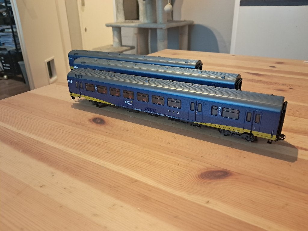 Märklin IC+ rijtuigen NS 1e klas en 2e klas rijtuigen, Ophalen, Gelijkstroom of Wisselstroom, Wagon, NS
