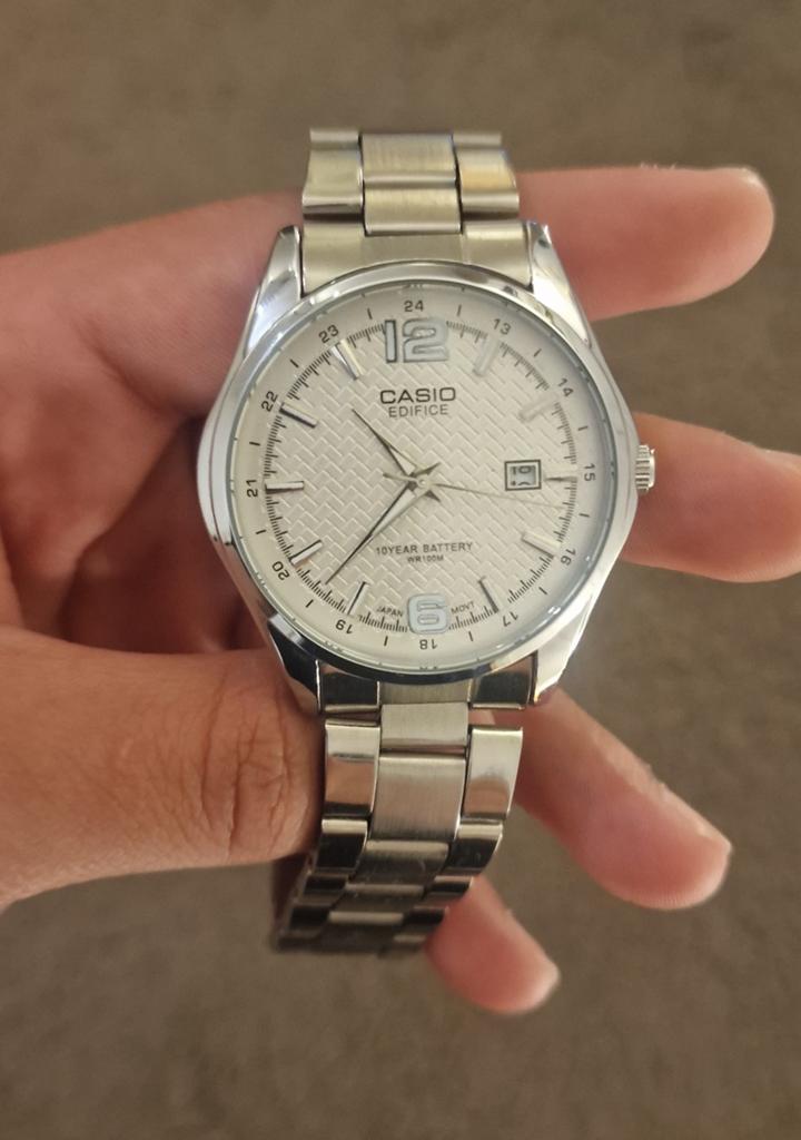 Casio Edifice Herenhorloge - Stijlvol en Duurzaam, Staal, Polshorloge, Ophalen of Verzenden, Zo goed als nieuw