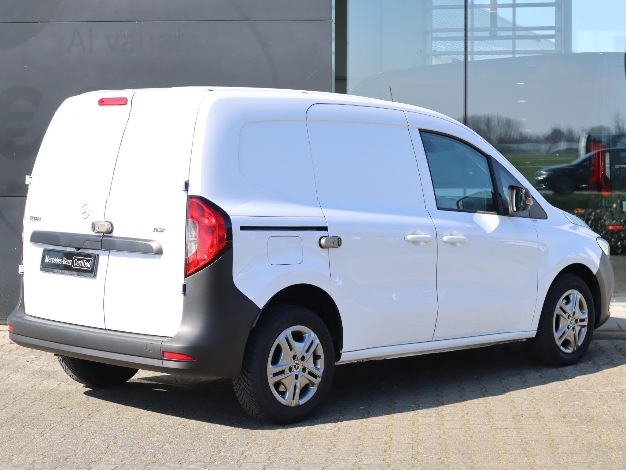 Mercedes-Benz Citan 113 L1 PRO AUTOMAAT, Auto's, Bestelauto's, Gebruikt, Wit, 2 stoelen, Mercedes-Benz Certified