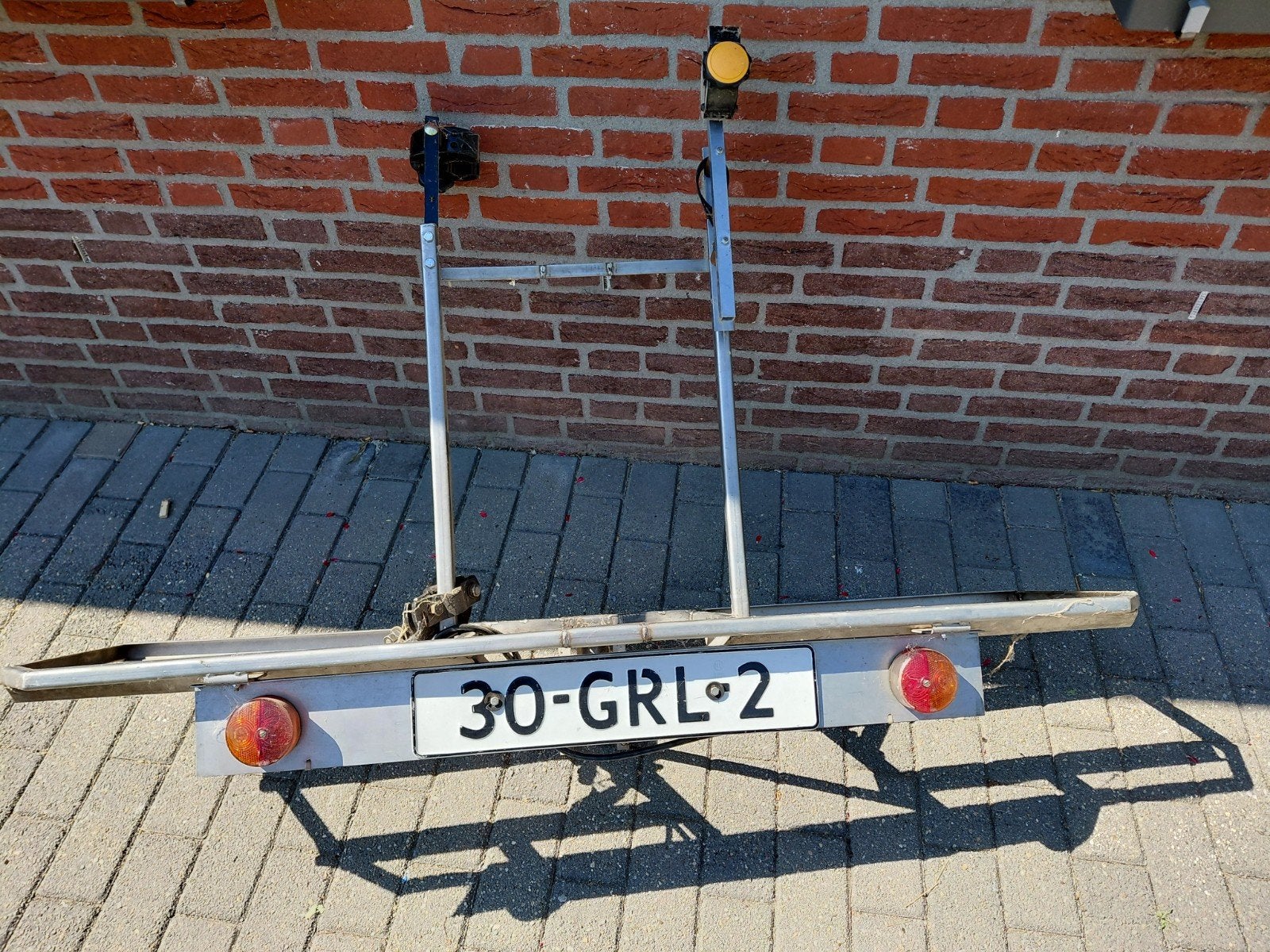 Fietsendrager rvs, Ophalen, Gebruikt, Trekhaakdrager