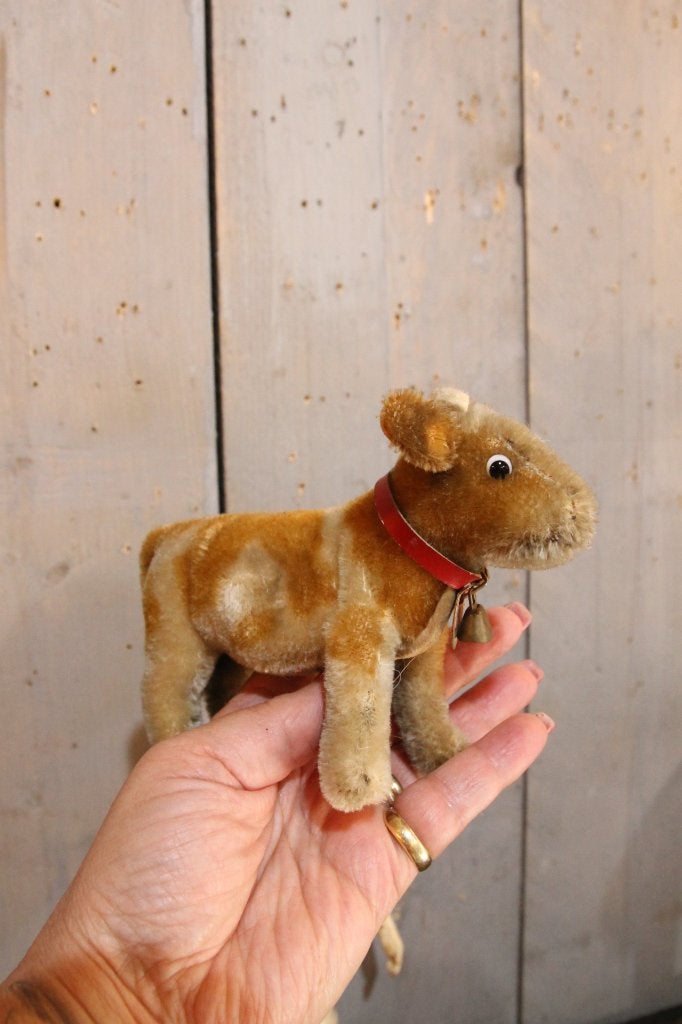 Kleine oud Steiff koetjes, Ophalen of Verzenden