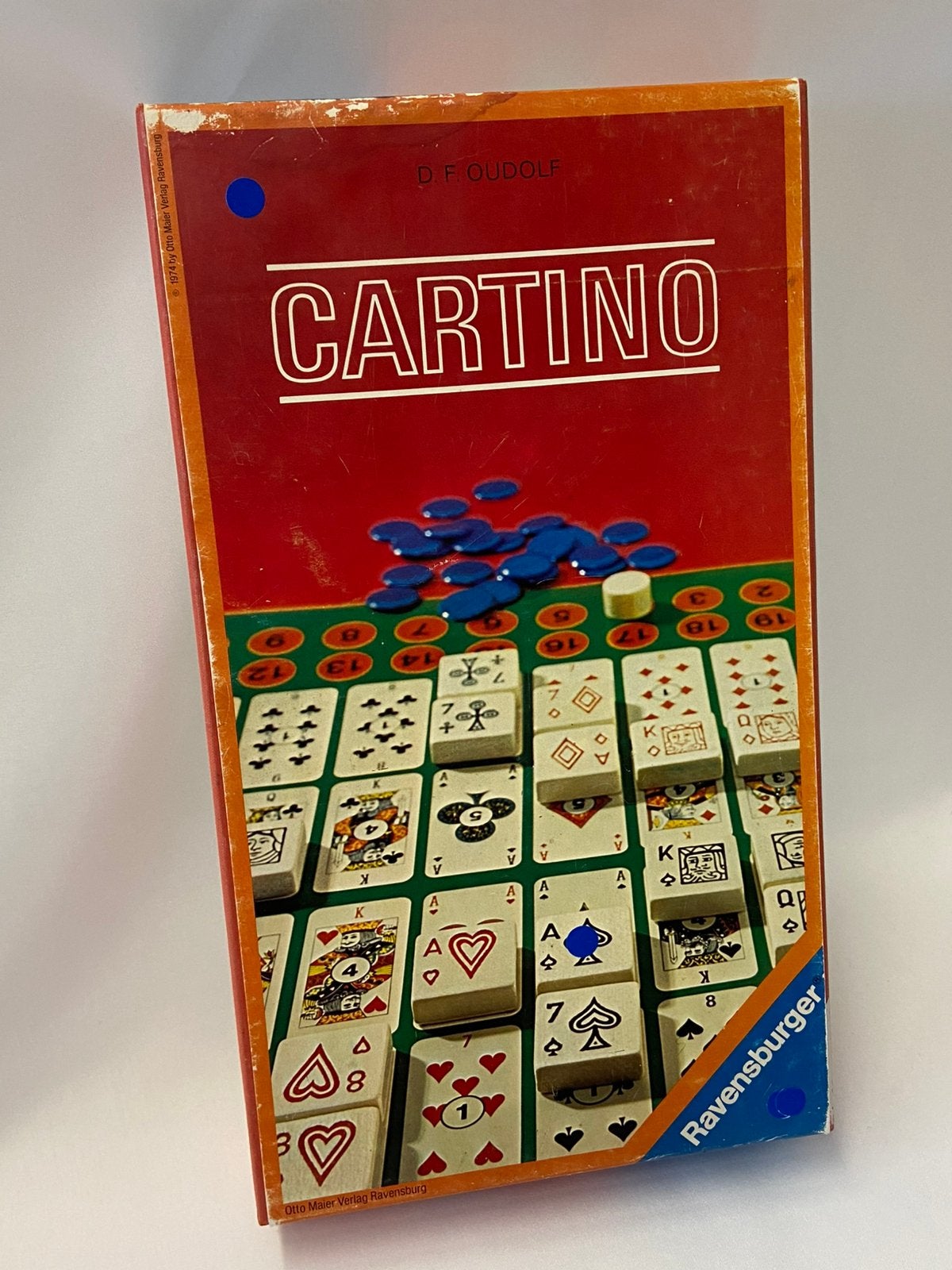 Ravensburger Cartino vintage spel, Een of twee spelers, Ophalen of Verzenden, Gebruikt, Ravensburger