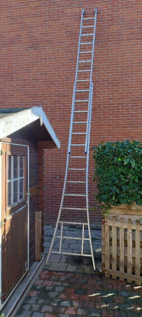 Aluminium ladder, Gebruikt, Ophalen of Verzenden, Ladder, Opvouwbaar of Inschuifbaar