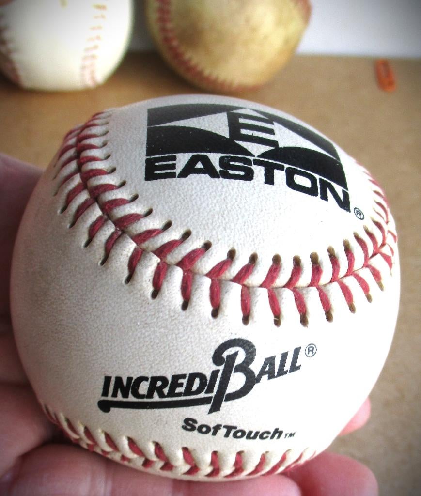Baseball ballen~4x~Easton~Countyclub~Baseball, Ophalen of Verzenden, Gebruikt, Honkbal, Bal