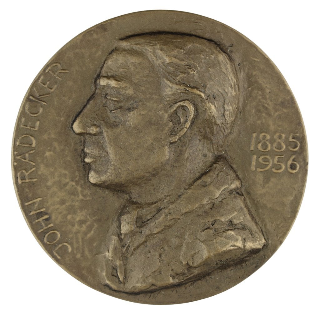 Penning VPK 1956 Han Rädecker : John Rädecker, Verzenden, Brons, Nederland