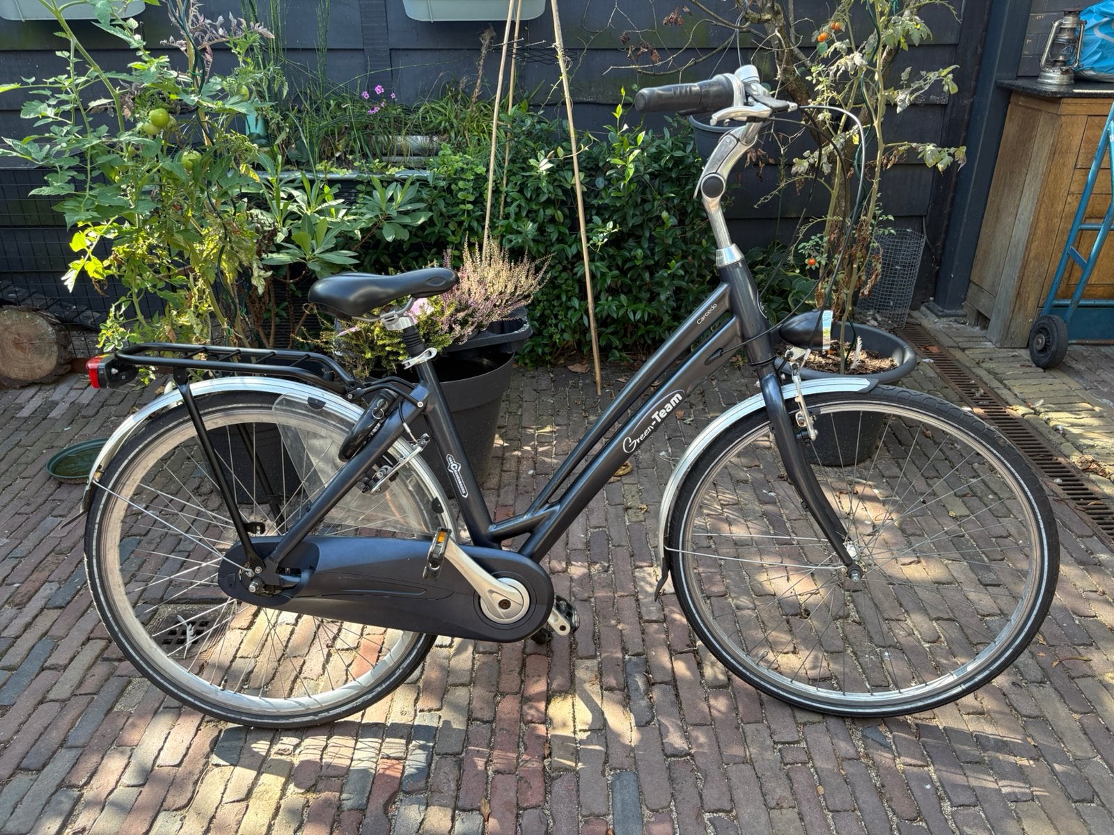 Carcedo damesfiets, Fietsen en Brommers, Fietsen | Dames | Damesfietsen, Gebruikt, Velgrem, Versnellingen, 50 tot 53 cm