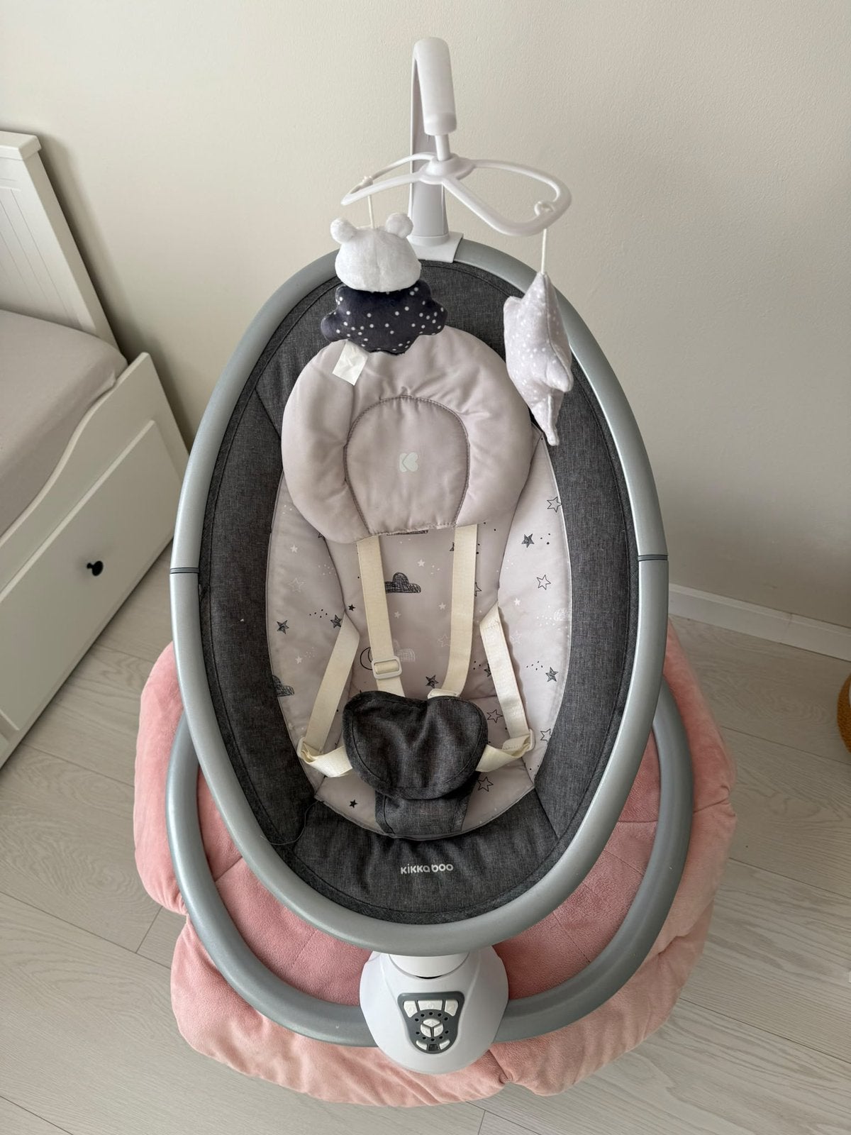 Schommelstoel/babyswing Kikkaboo, Kinderen en Baby's, Ophalen, Gebruikt, Schommelstoel, Overige merken