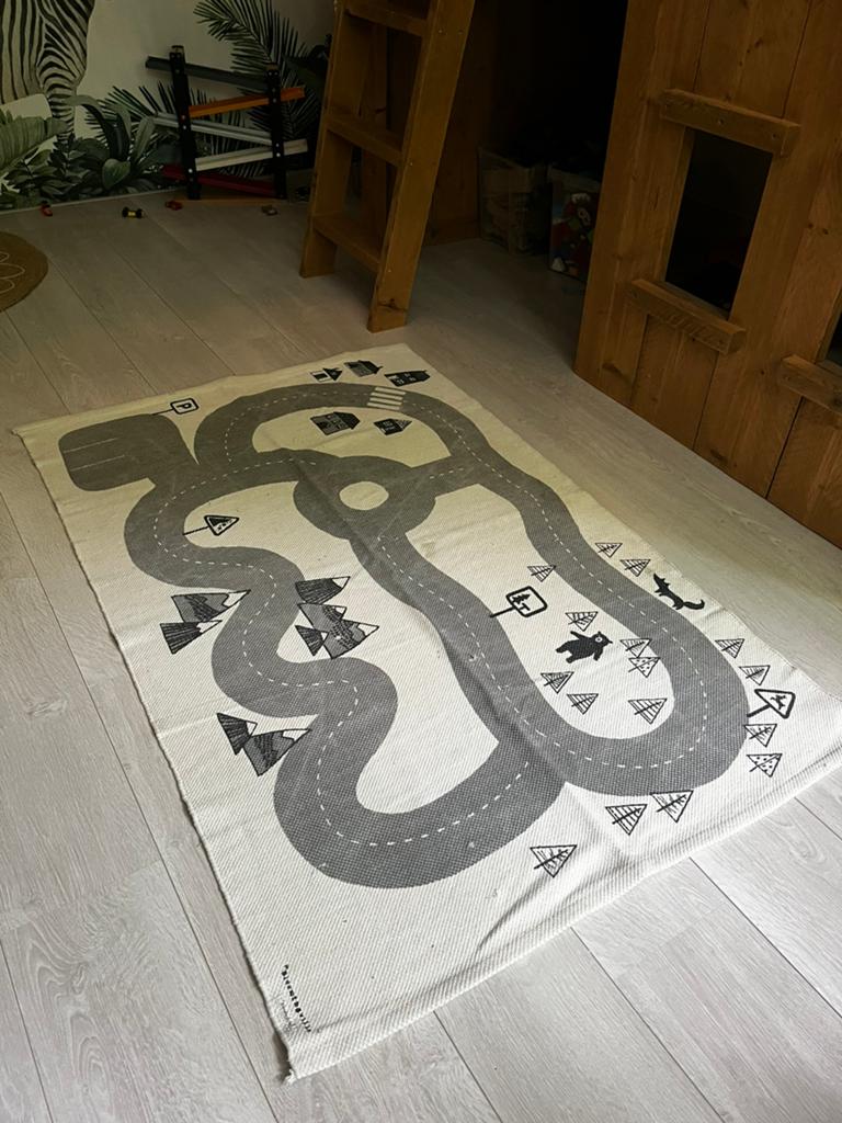 Speelkleed/ vloerkleed Bloomingville 95x145cm, Ophalen of Verzenden, Gebruikt