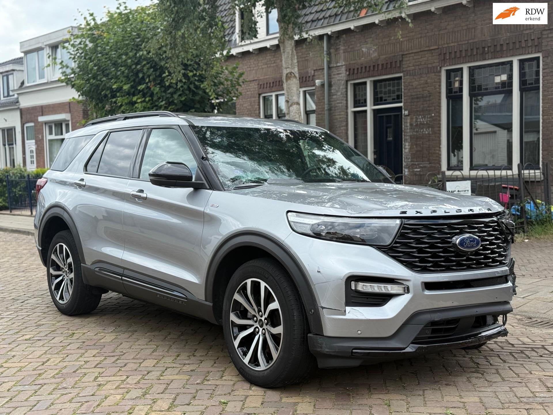 Ford Explorer 3.0 V6 EcoBoost PHEV ST-Line 7 PERS NAP! BTW, Auto diversen, Automaat, 2956 cc, Hybride Elektrisch/Benzine, Zilver of Grijs