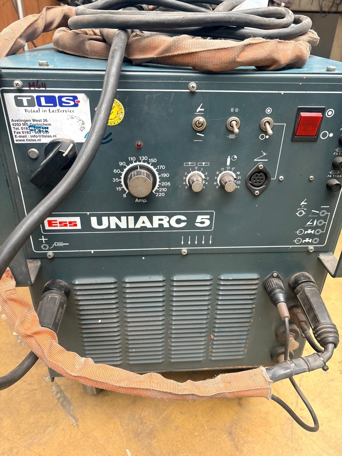 Ess uniarc 5 ac dc tig apperaat, Doe-het-zelf en Verbouw, Gereedschap | Lasapparaten, Ophalen, 150 tot 250 ampère, Tig