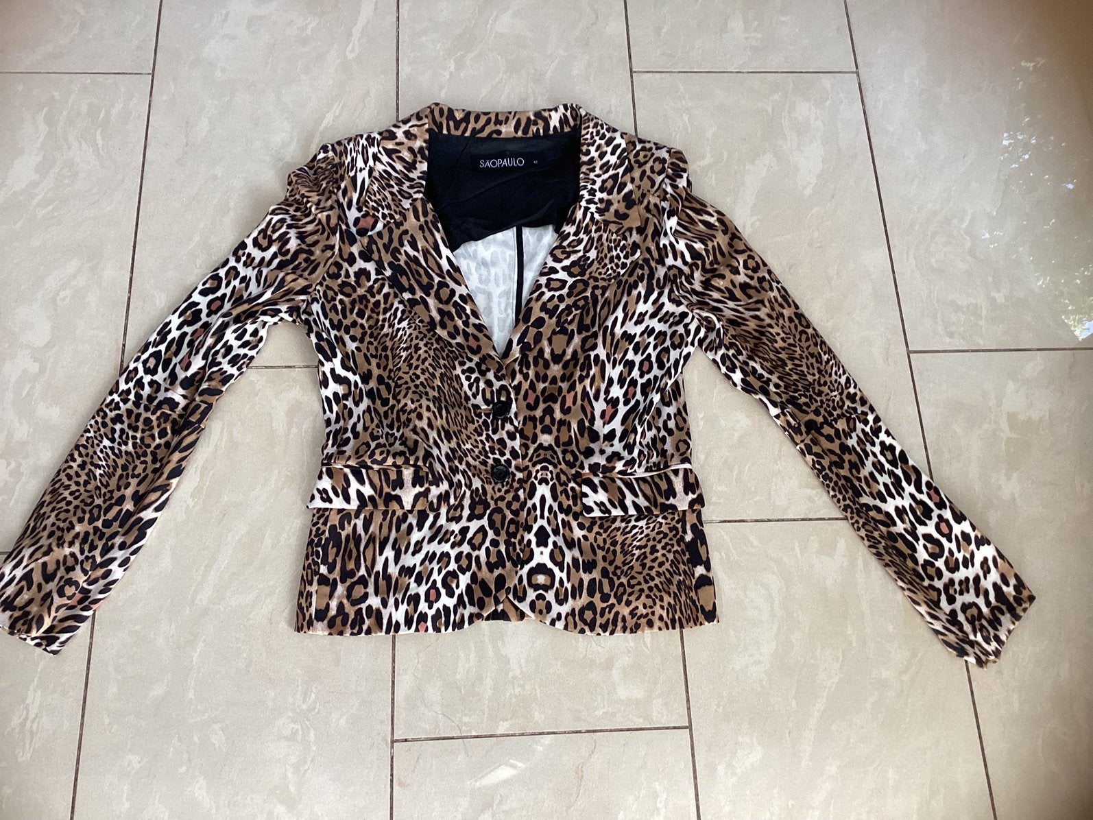 Orginele San Paulo stretch Jasje 42, Kleding | Dames, Ophalen, Zo goed als nieuw, Maat 42/44 (L), Overige kleuren
