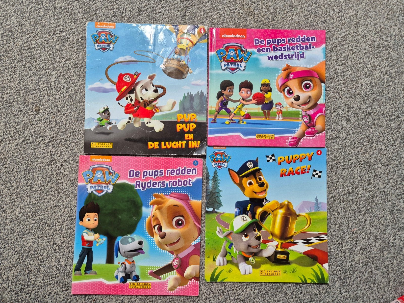 Paw Patrol Boekenset - 4 Avontuurlijke Verhalen, Ophalen of Verzenden
