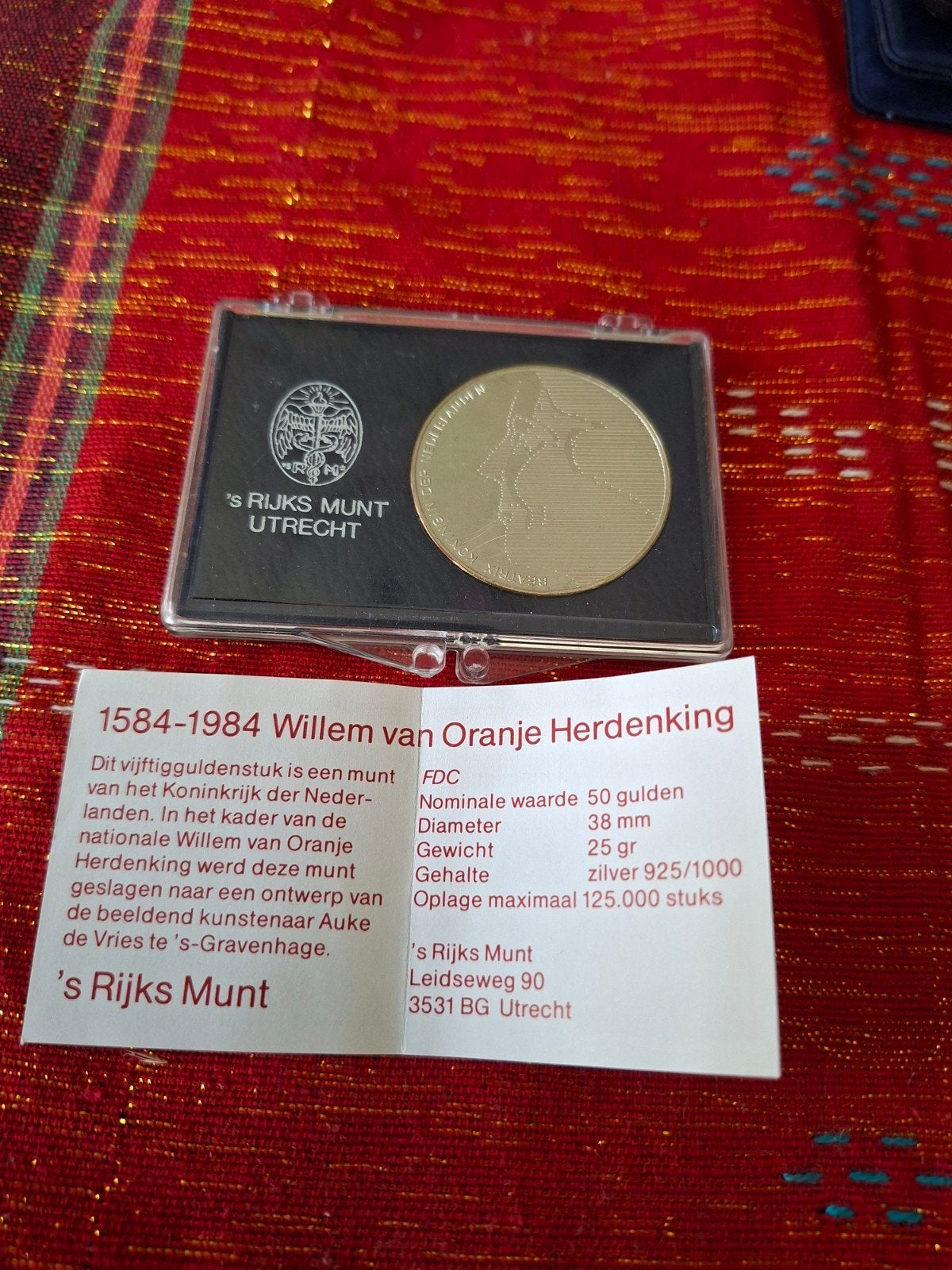 50 gulden 1984 beatrix FDC, Ophalen of Verzenden, Koningin Beatrix, 50 gulden