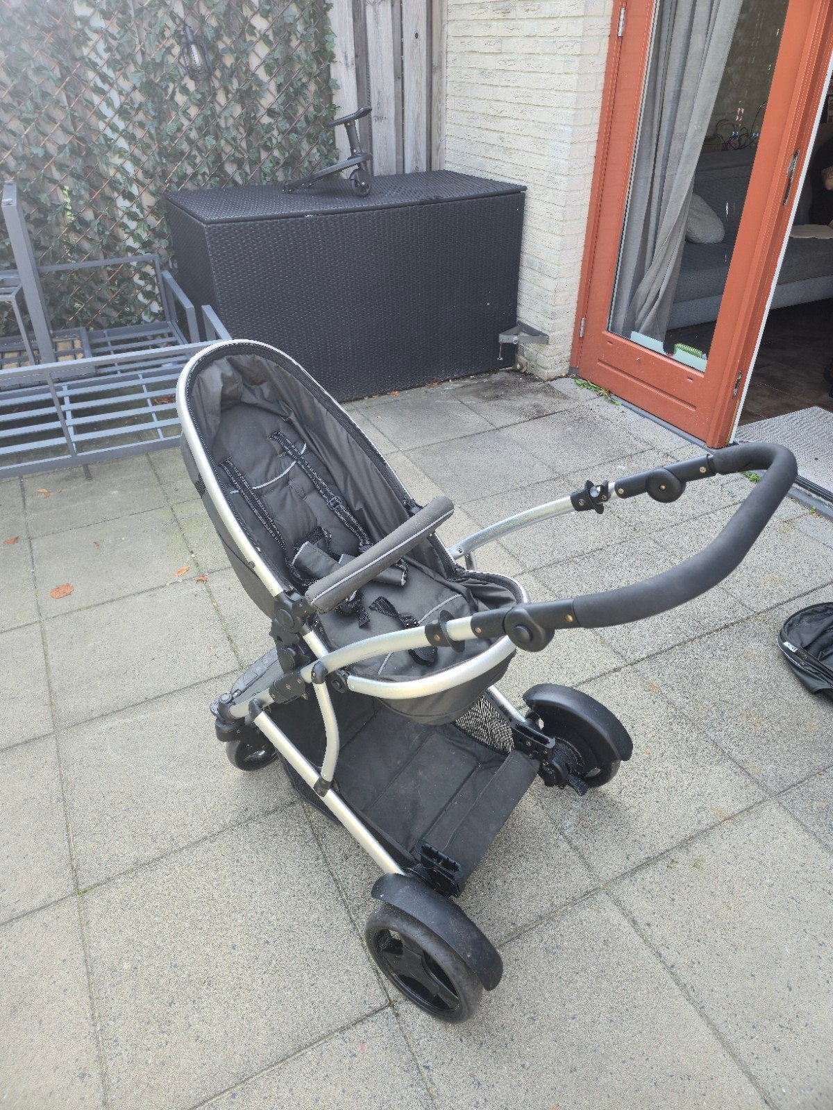 Hauck Duett 2 Duo Buggy Set – Inclusief maxicosi & Isofix, Kinderen en Baby's, Gebruikt, Duowagen, Combiwagen, Ophalen