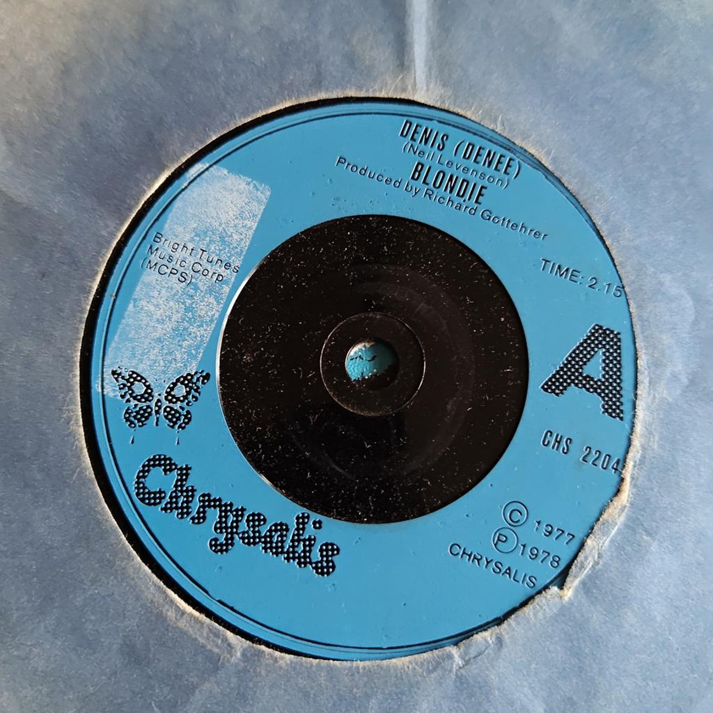 Blondie - Denis (Denee) - Single (1977/1978), Cd's en Dvd's, Vinyl Singles, Gebruikt, 7 inch, Single, Ophalen of Verzenden