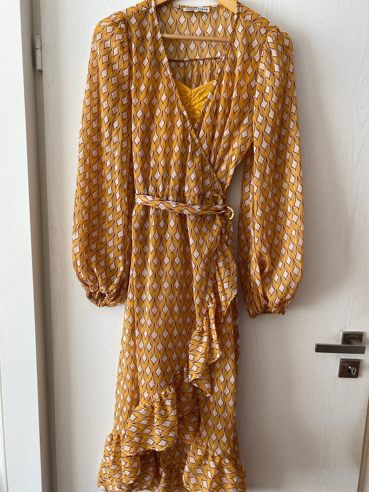 Harper & Yve wikkeljurk xs, Kleding | Dames, Geel, Ophalen of Verzenden, Zo goed als nieuw, Maat 34 (XS) of kleiner