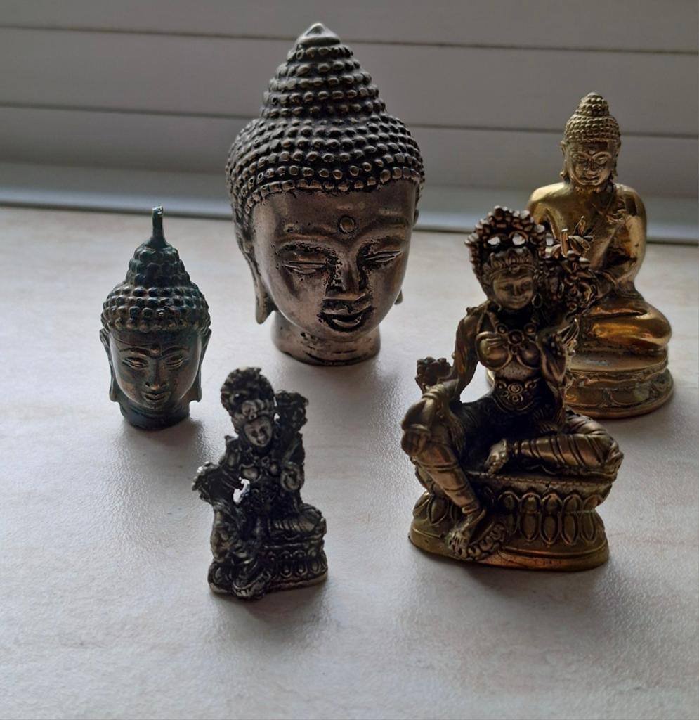Mooie collectie kleine boeddha's, Antiek en Kunst, Ophalen of Verzenden
