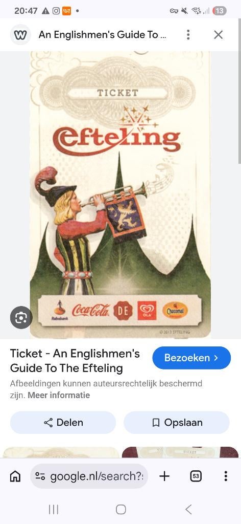 4 efteling kaartjes tot 31 maart 2026 geldig, Tickets en Kaartjes, Drie personen of meer