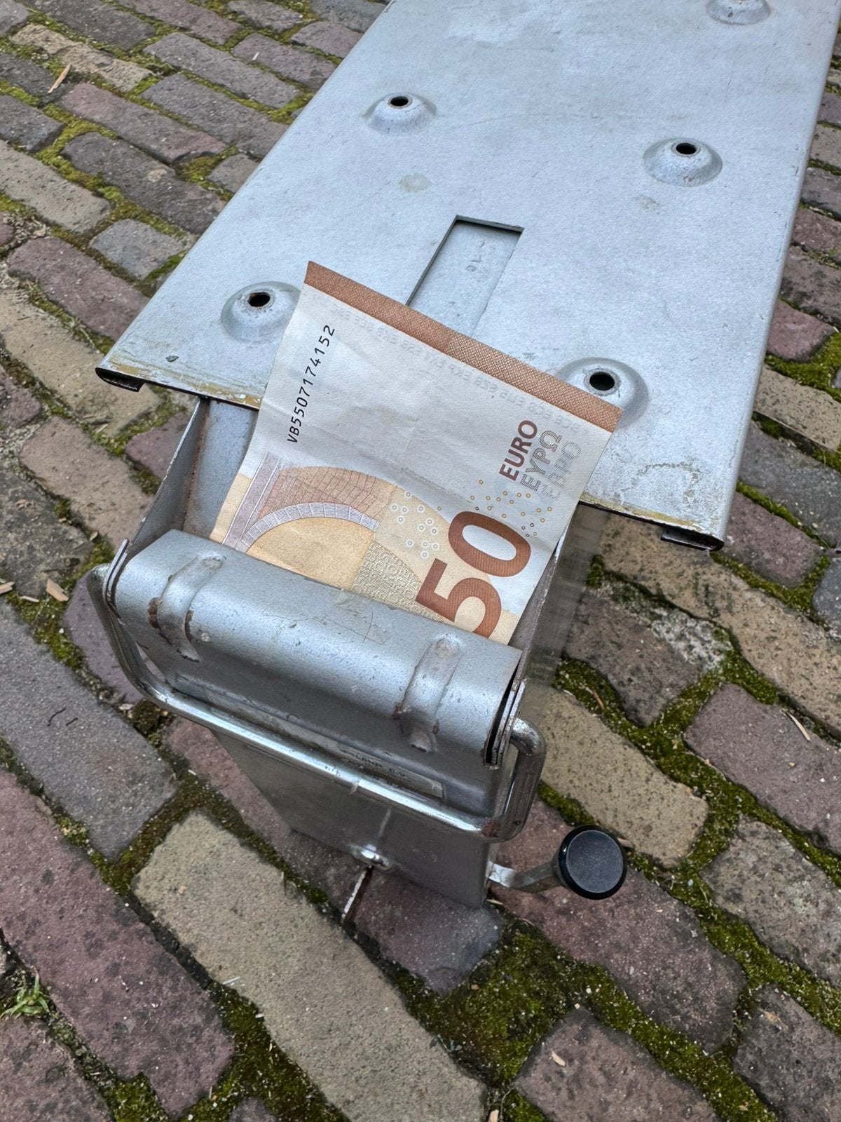 Afroombox voor bankbiljetten | € 25, Huis en Inrichting, Ophalen of Verzenden, Gebruikt, Industrieel