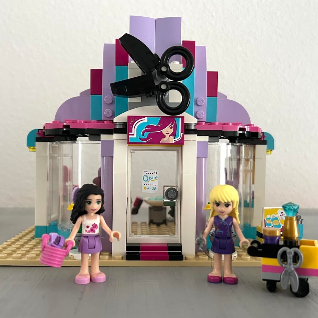 Lego Friends: Heartlake Kapsalon #41093, Ophalen of Verzenden, Zo goed als nieuw, Complete set, Lego