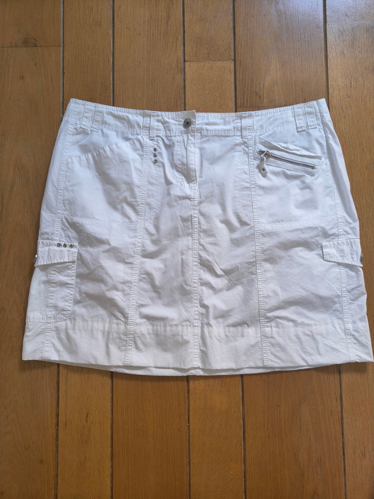 Bonita witte cargo rok met zakken xl, Wit, Maat 46/48 (XL) of groter, Bonita, Ophalen of Verzenden