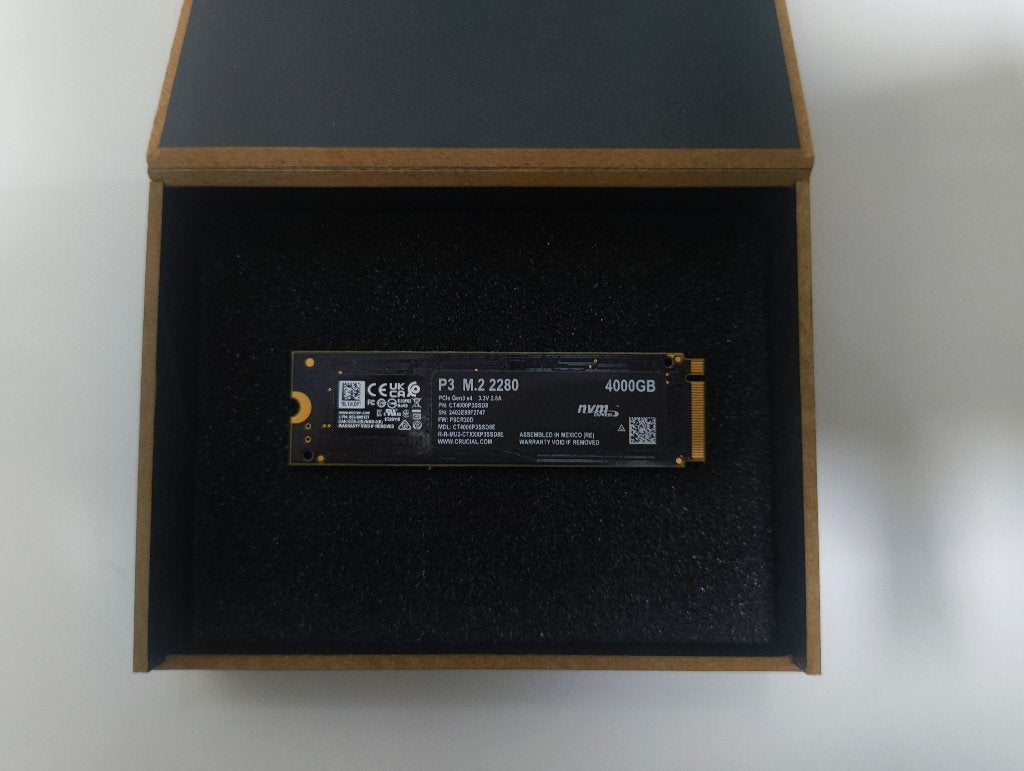 4TB Crucial P3 NVMe SSD. Nieuw, Computers en Software, Intern, SSD, Nieuw, Ophalen of Verzenden