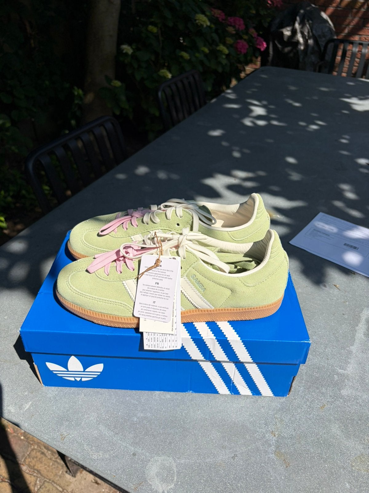 Adidas Originals X Molly Mae samba Matcha, Nieuw, Ophalen of Verzenden, Sneakers of Gympen, Groen