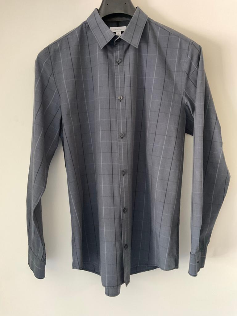 Calvin Klein Infinite Cool Strijkvrij Stretch Overhemd M, Ophalen of Verzenden, Zo goed als nieuw, Halswijdte 39/40 (M)