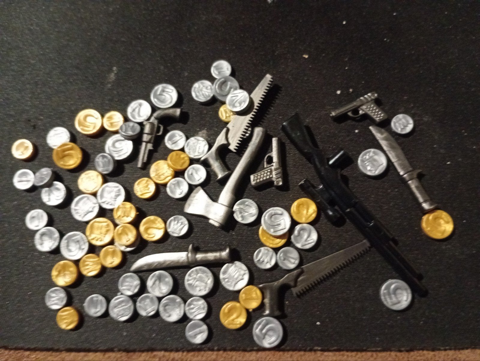 Playmobil wapens en munten - Diverse accessoires, Ophalen of Verzenden, Gebruikt