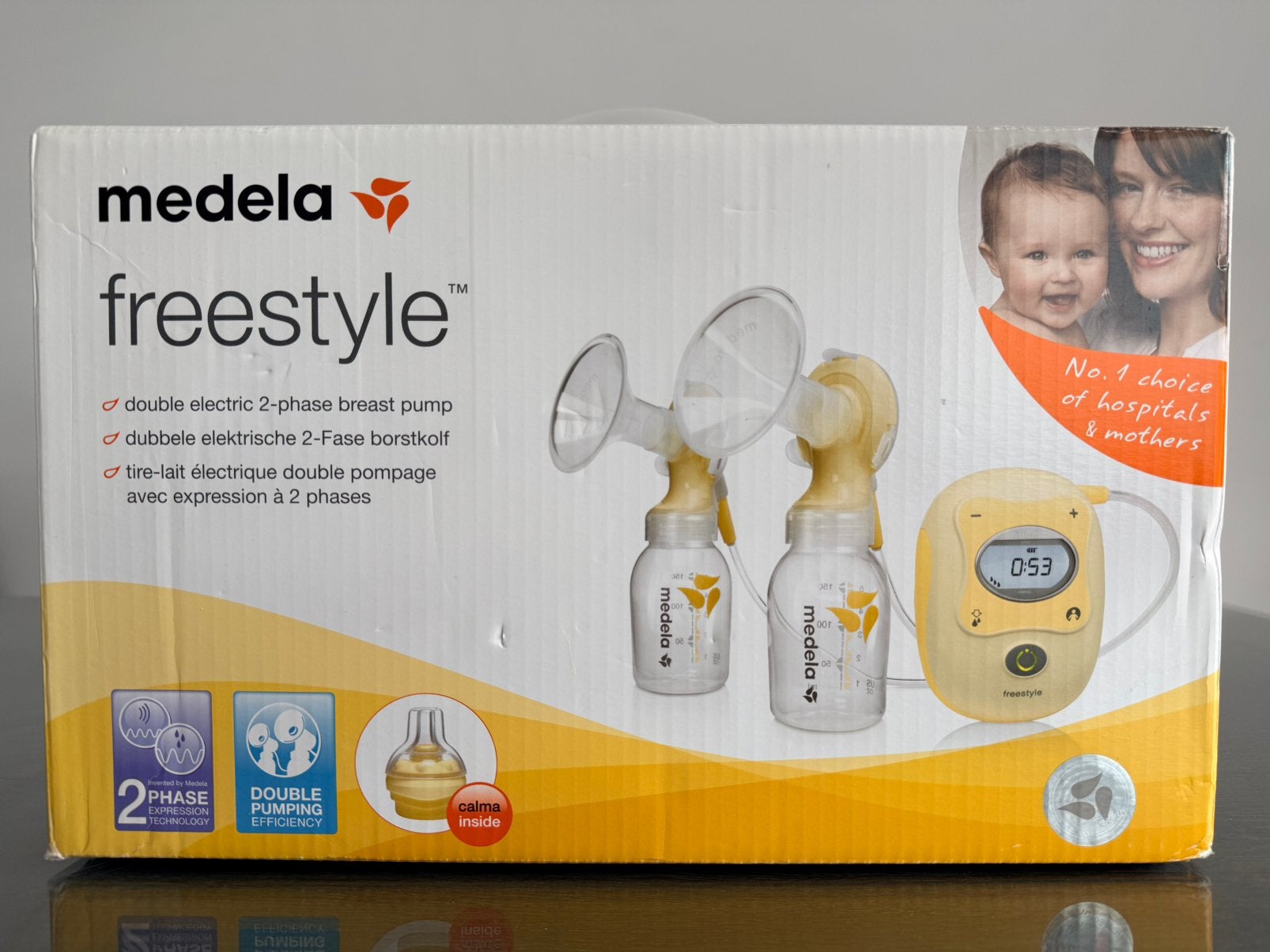 Borstkolfset Medela Freestyle, Kinderen en Baby's, Ophalen of Verzenden, Zo goed als nieuw, Borstkolf