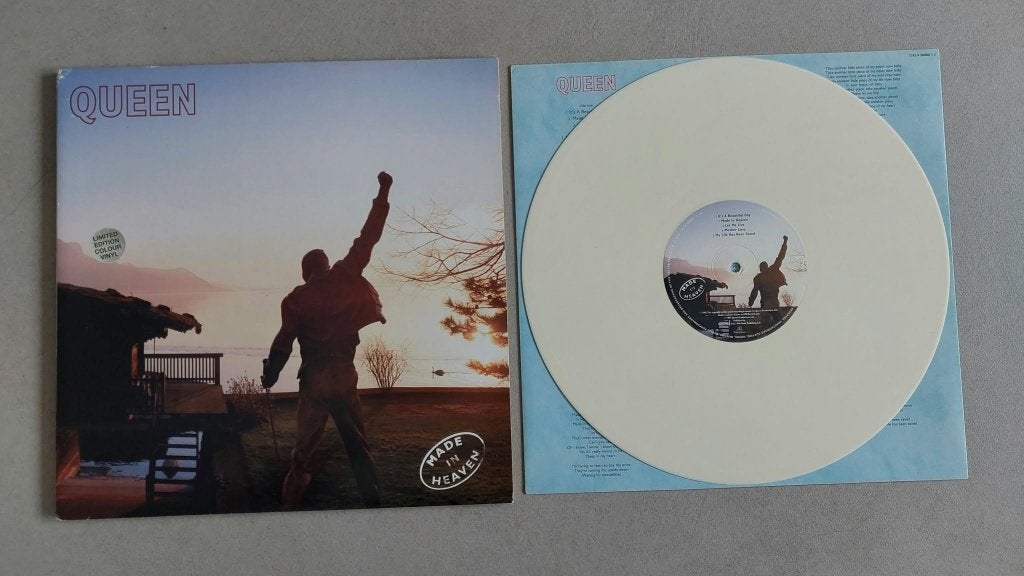 Queen - Made in Heaven (UK 1995) LP, wit vinyl, LP, Gebruikt, Ophalen of Verzenden, 12 inch