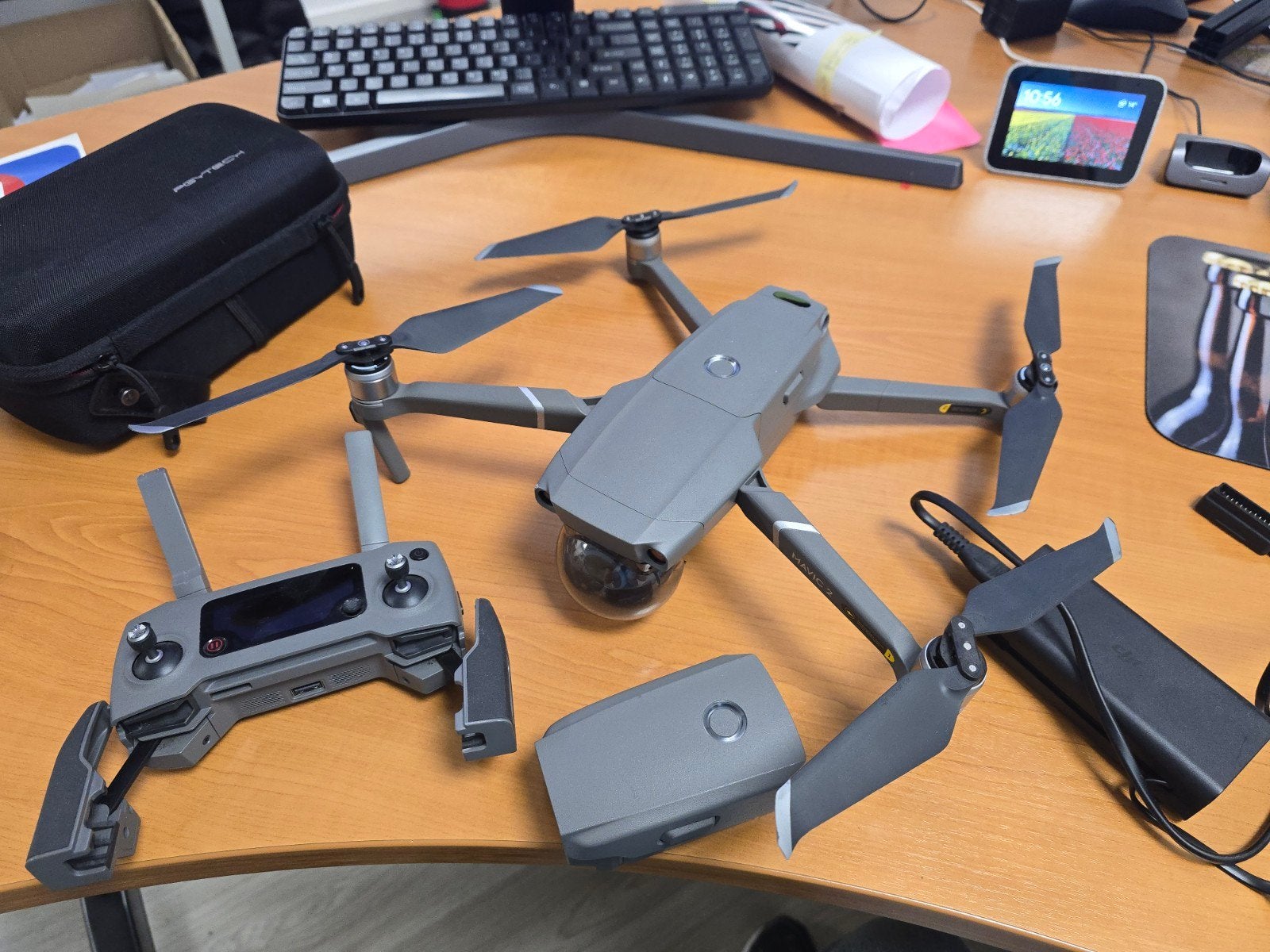 DJI Mavic 2 Zoom drone met 2 accu's en controller, Audio, Tv en Foto, Drones, Return to Home, Cameradrone, 5 tot 10 kilometer
