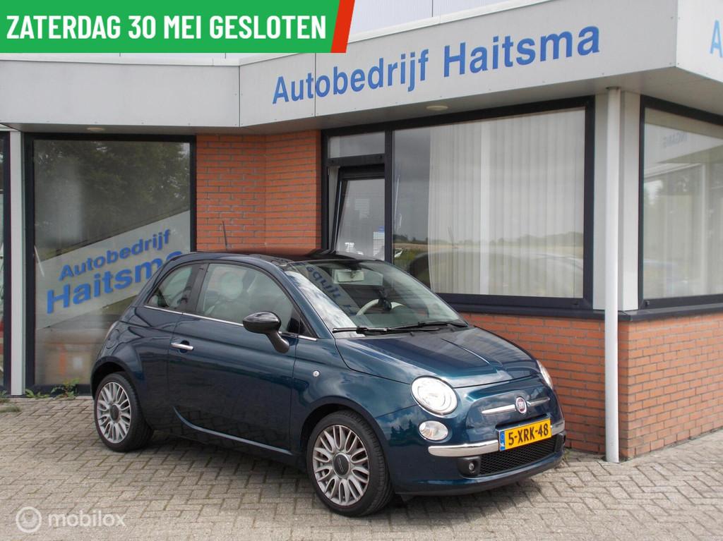 Fiat 500 0.9 TwinAir Turbo Cult Lederlook | Panodak | Clima, Voorwielaandrijving, Parkeersensor, Gebruikt, 905 kg
