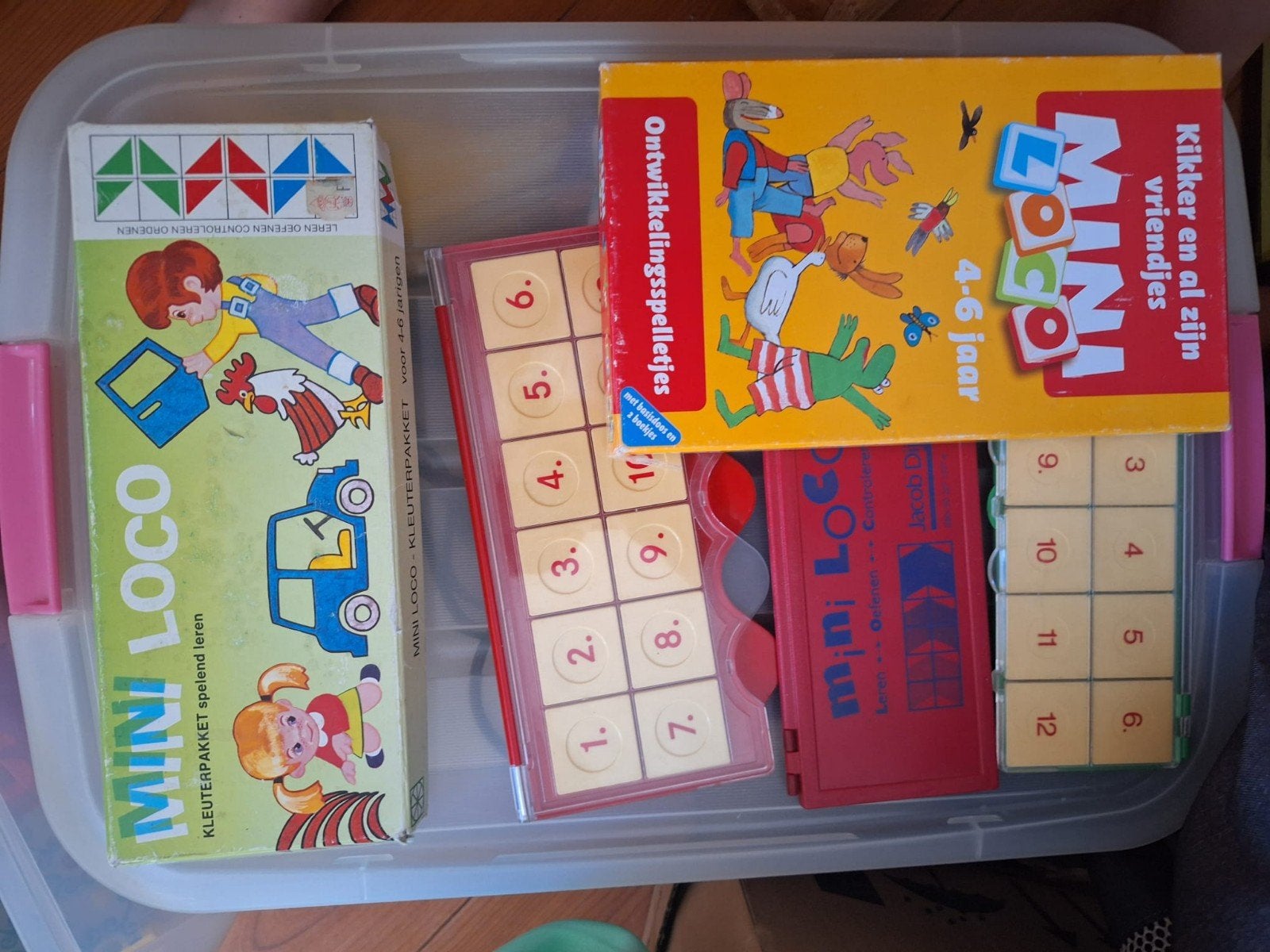 Mini Loco Kleuterpakket en Kikker en al zijn vriendjes, Kinderen en Baby's, Ophalen, Gebruikt, Taal en Lezen