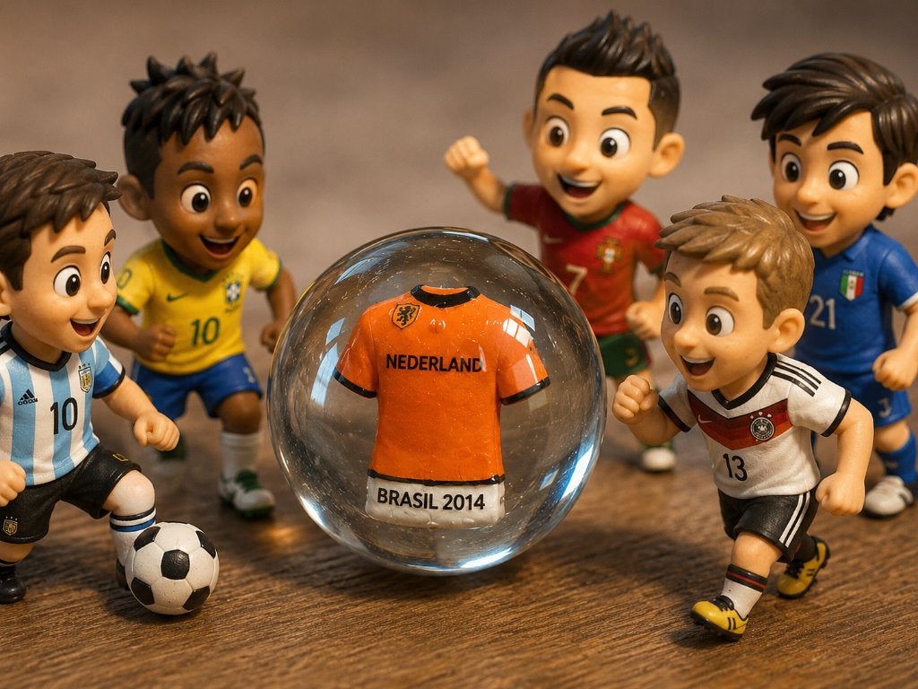 50.000 WK 2014 Voetbal Knikkers, Ophalen, Geen, Geen, Nieuw