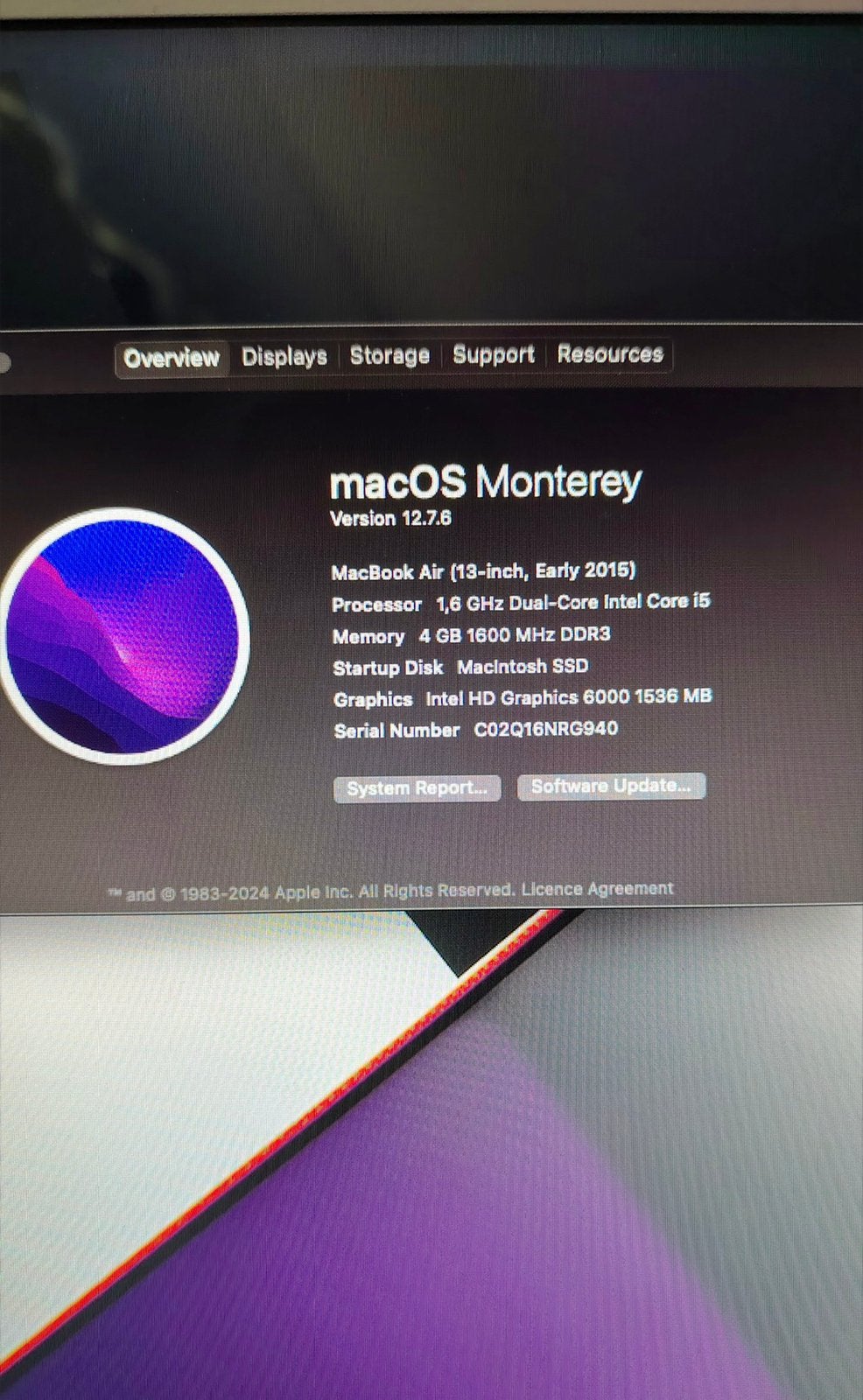 Macbook Air 13 inch 2015, Computers en Software, Apple Macbooks, Ophalen, Gebruikt, Qwerty, 13 inch