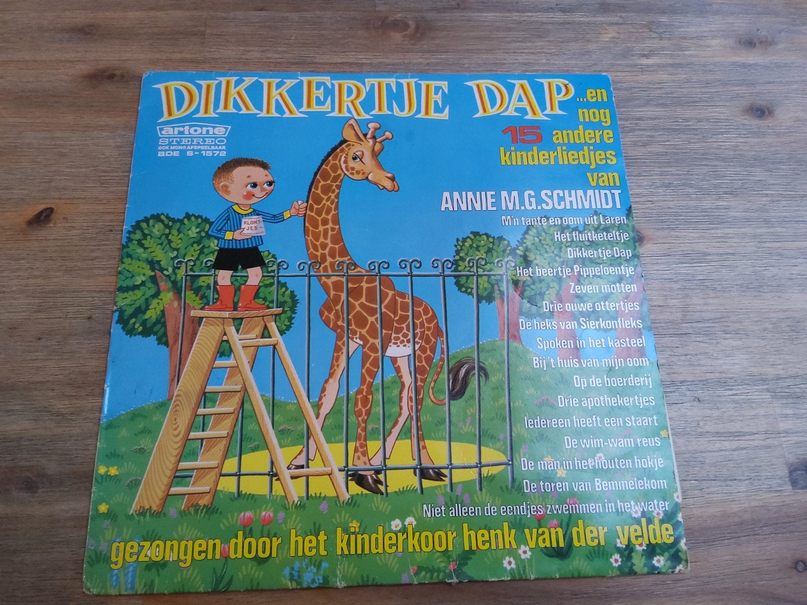 LP Dikkertje Dap en 15 andere liedjes van Annie M.G.Schmidt, Beschermende buitenhoes, Ophalen of Verzenden, Gebruikt, LP