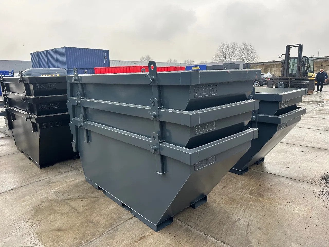 Sidalco 2 m3 portaalarm met lepelgaten (bj 2025)