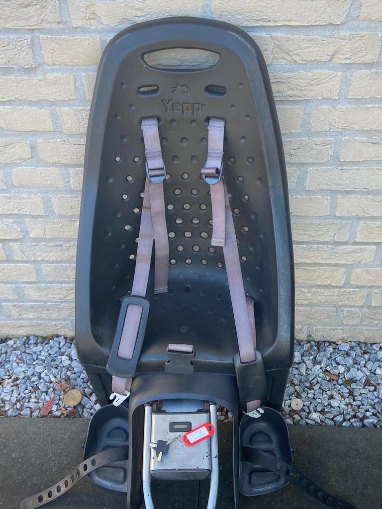 Yep achterzitje zwart, Achterzitje, Ophalen, 15 t/m 25 kg, Gebruikt